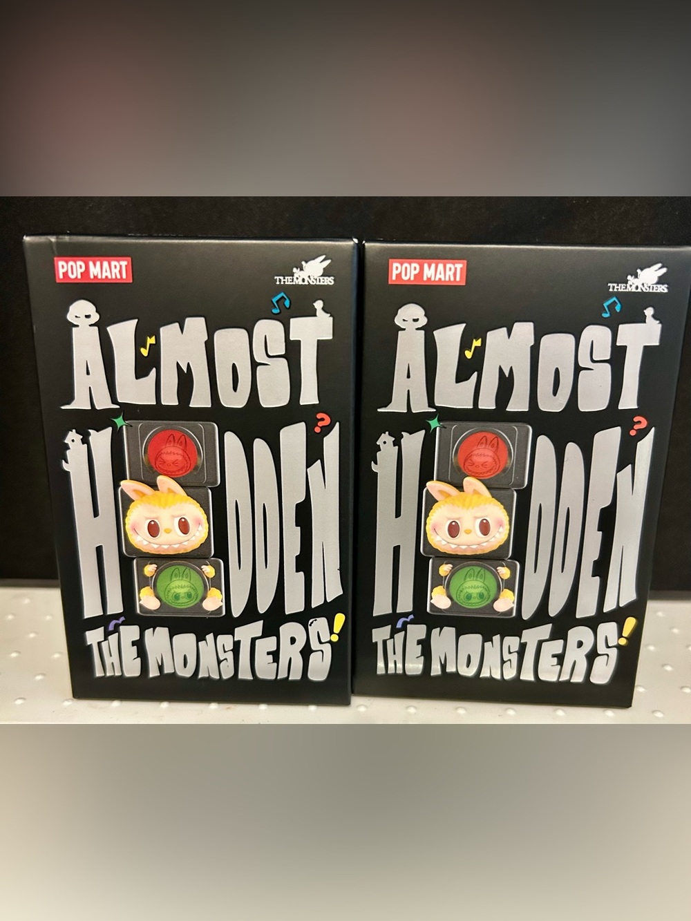 Almost Hidden Monsters Kids Toy - Black Box with Yellow Monster